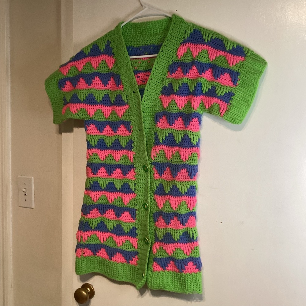 Colorful Crochet Women's Cardigan